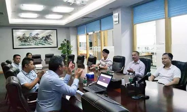 东莞市高新手艺工业协会长循分会江新红会长一行莅临bifa必发旅行考察